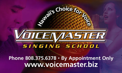 Original Voicemaster Singing School sign and logo