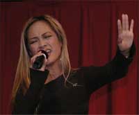 Voicemaster performer Sharon Sanchez